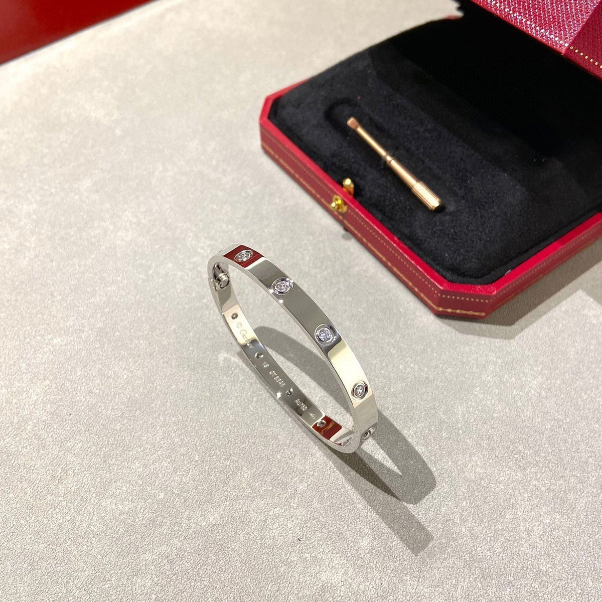 [sparkle Jewellery]LOVE BRACELET 6.1MM 10 DIAMONDS