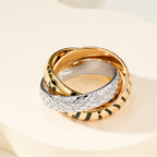 [sparkle Jewelery]TRINITY  RING LEOPARD PRINT