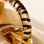 [sparkle Jewelery]TRINITY  RING LEOPARD PRINT