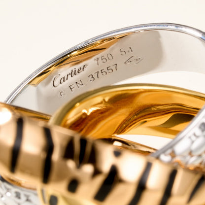 [sparkle Jewelery]TRINITY  RING LEOPARD PRINT