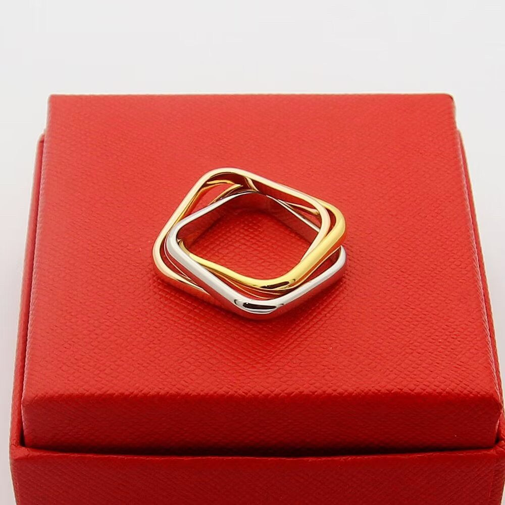 [sparkle Jewelery]TRINITY 3.5MM CUSHION RING COLLECTION