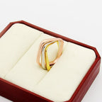 [sparkle Jewelery]TRINITY 3.5MM CUSHION RING COLLECTION