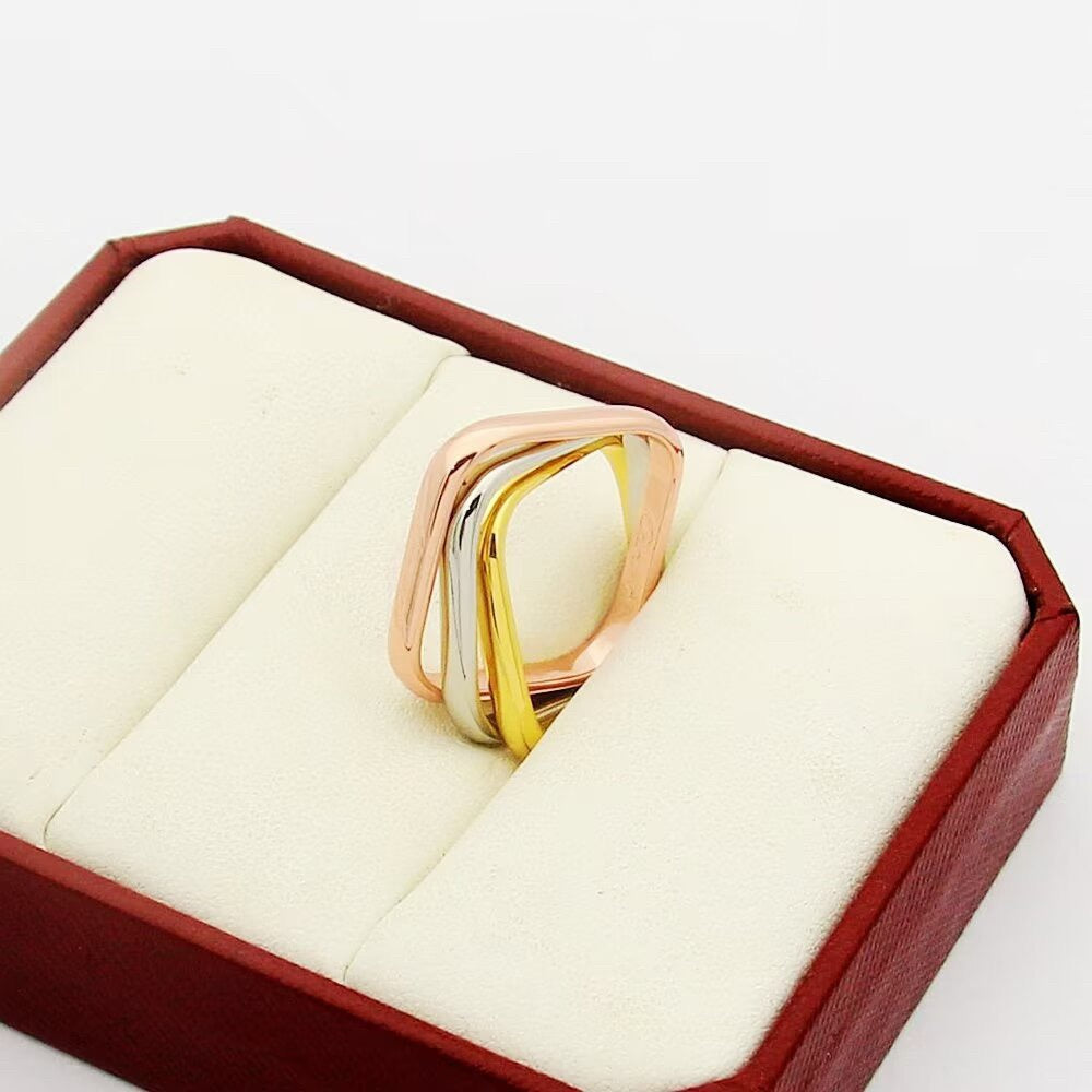 [sparkle Jewelery]TRINITY 3.5MM CUSHION RING COLLECTION