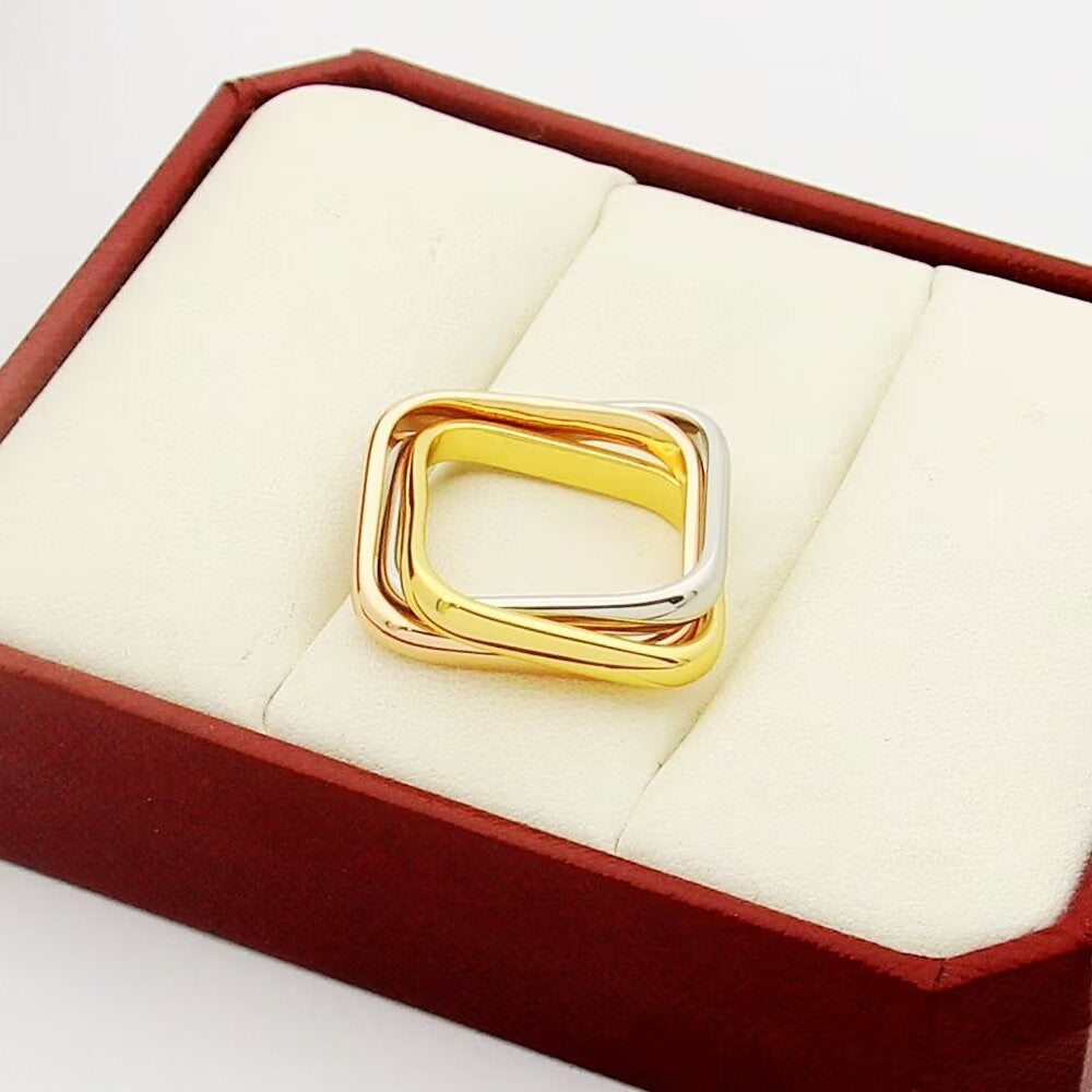 [sparkle Jewelery]TRINITY 3.5MM CUSHION RING COLLECTION