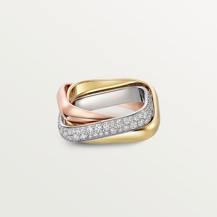 [sparkle Jewelery]TRINITY 3.5MM CUSHION RING COLLECTION