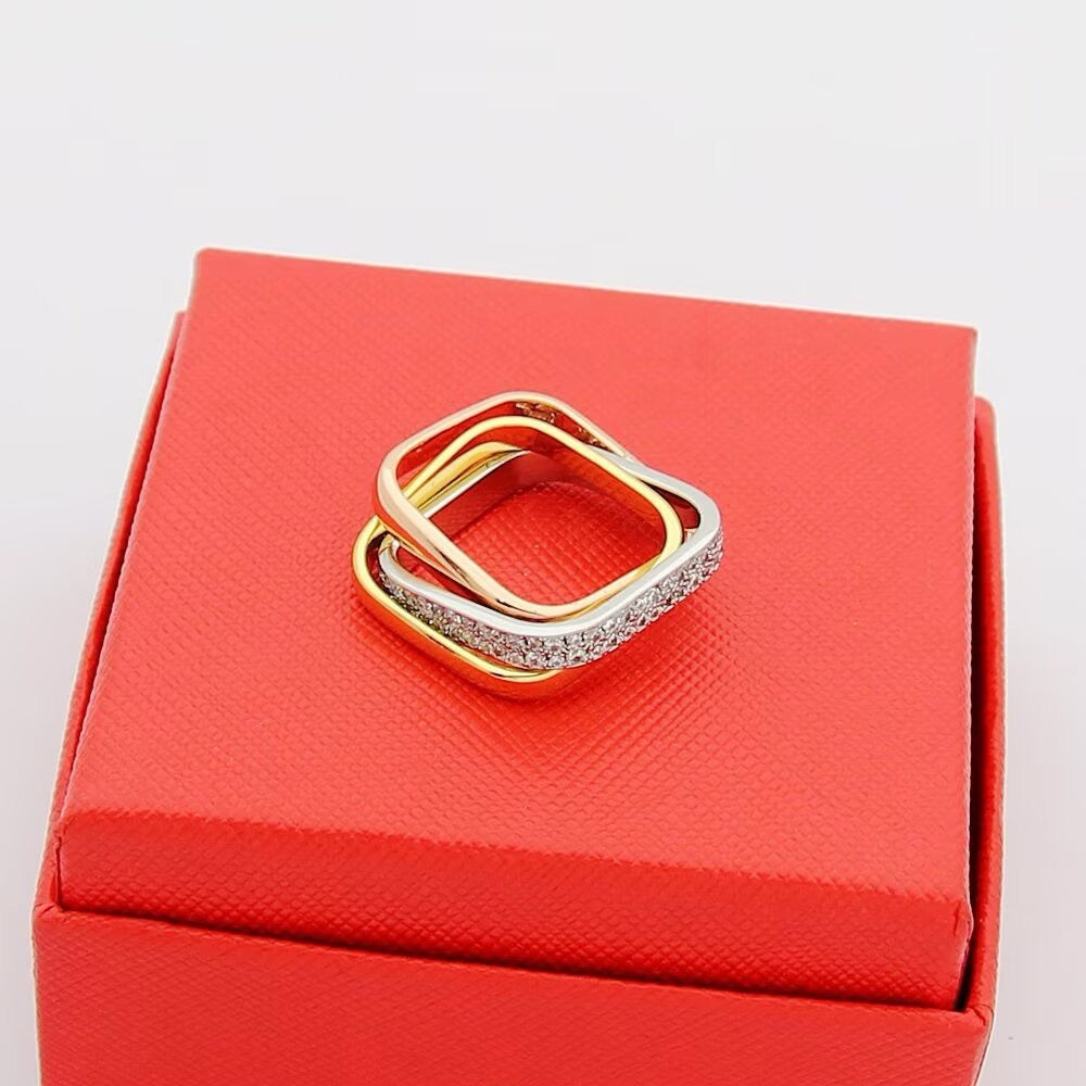 [sparkle Jewelery]TRINITY 3.5MM CUSHION RING COLLECTION