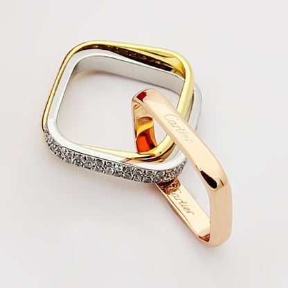 [sparkle Jewelery]TRINITY 3.5MM CUSHION RING COLLECTION