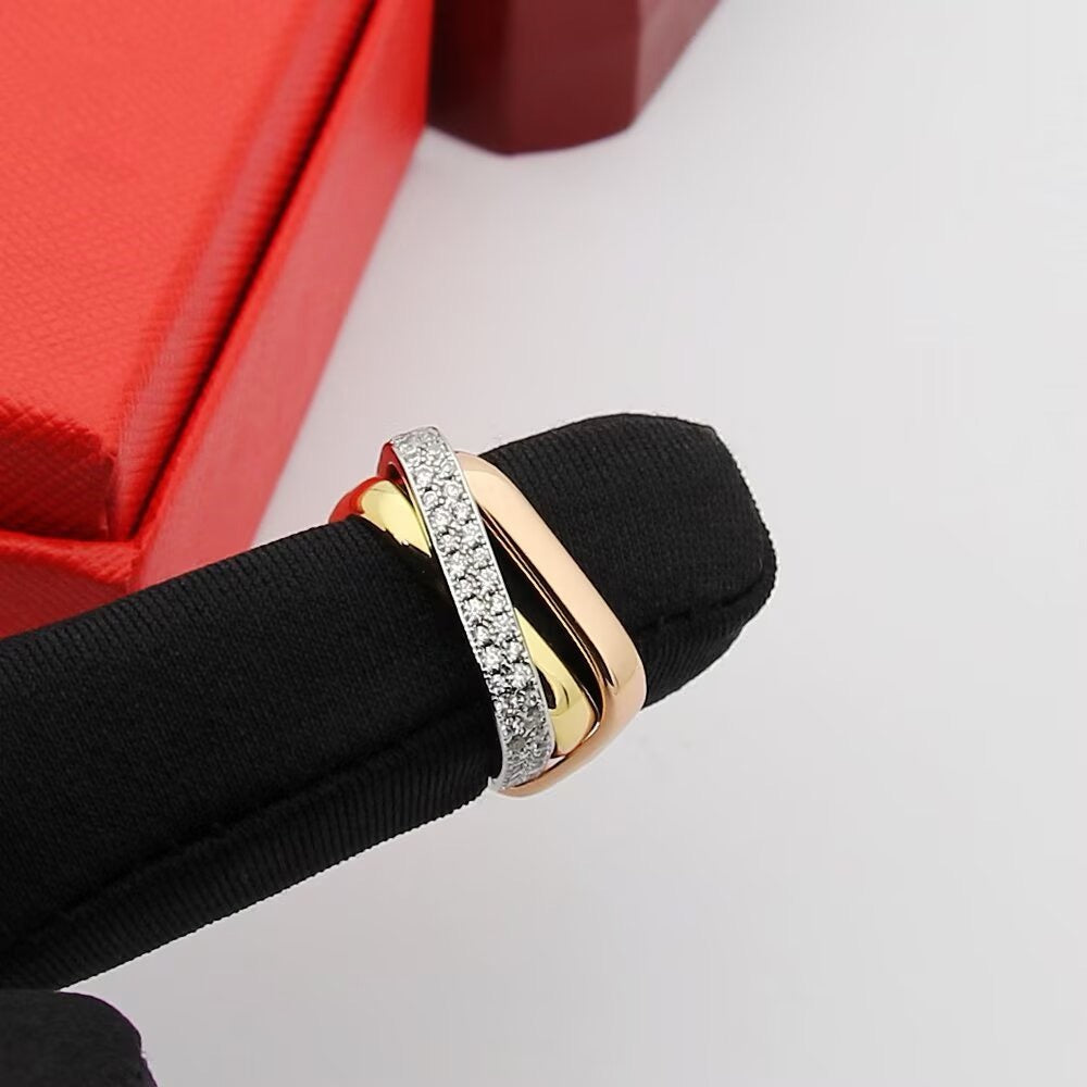 [sparkle Jewelery]TRINITY 3.5MM CUSHION RING COLLECTION