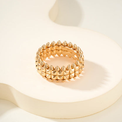 [sparkle Jewelery]CLASH 9.2MM DOUBLE ROW RING