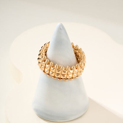 [sparkle Jewelery]CLASH 9.2MM DOUBLE ROW RING