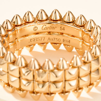 [sparkle Jewelery]CLASH 9.2MM DOUBLE ROW RING