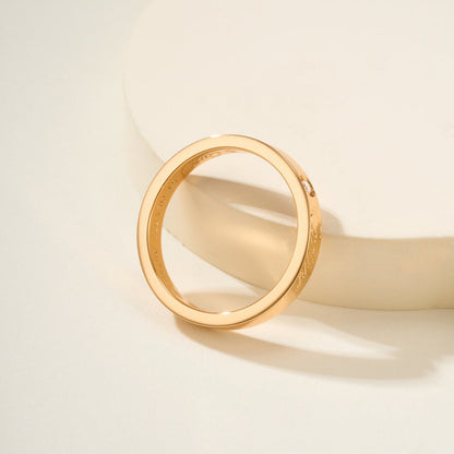 [sparkle Jewelery]LOVE RING 4MM 1 DIAMOND