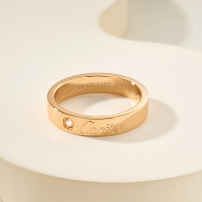 [sparkle Jewelery]LOVE RING 4MM 1 DIAMOND