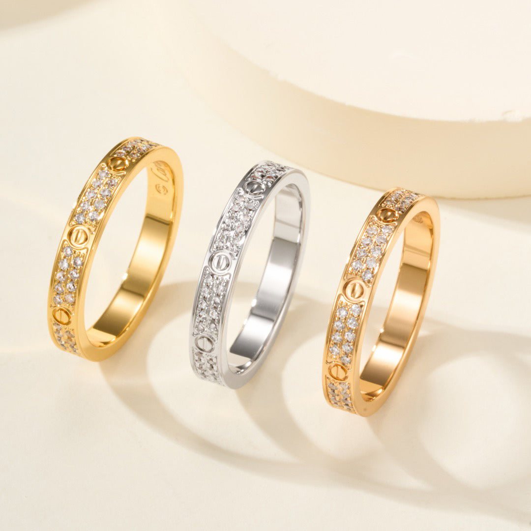 [sparkle Jewelery]LOVE RING 2.65MM DIAMOND
