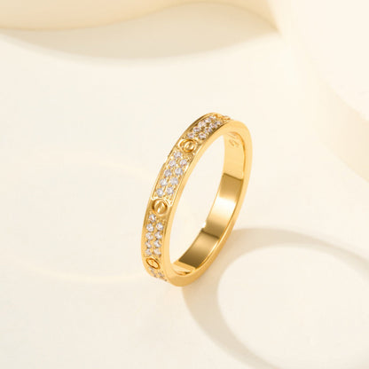 [sparkle Jewelery]LOVE RING 2.65MM DIAMOND