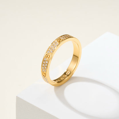 [sparkle Jewelery]LOVE RING 2.65MM DIAMOND