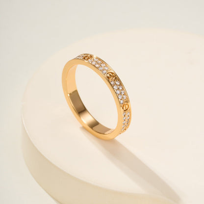 [sparkle Jewelery]LOVE RING 2.65MM DIAMOND