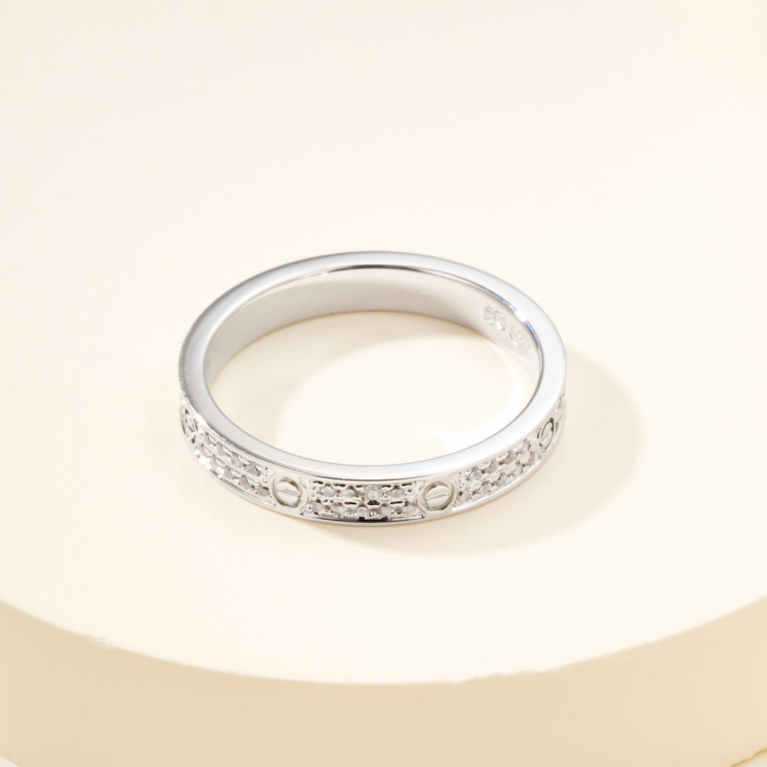 [sparkle Jewelery]LOVE RING 2.65MM DIAMOND