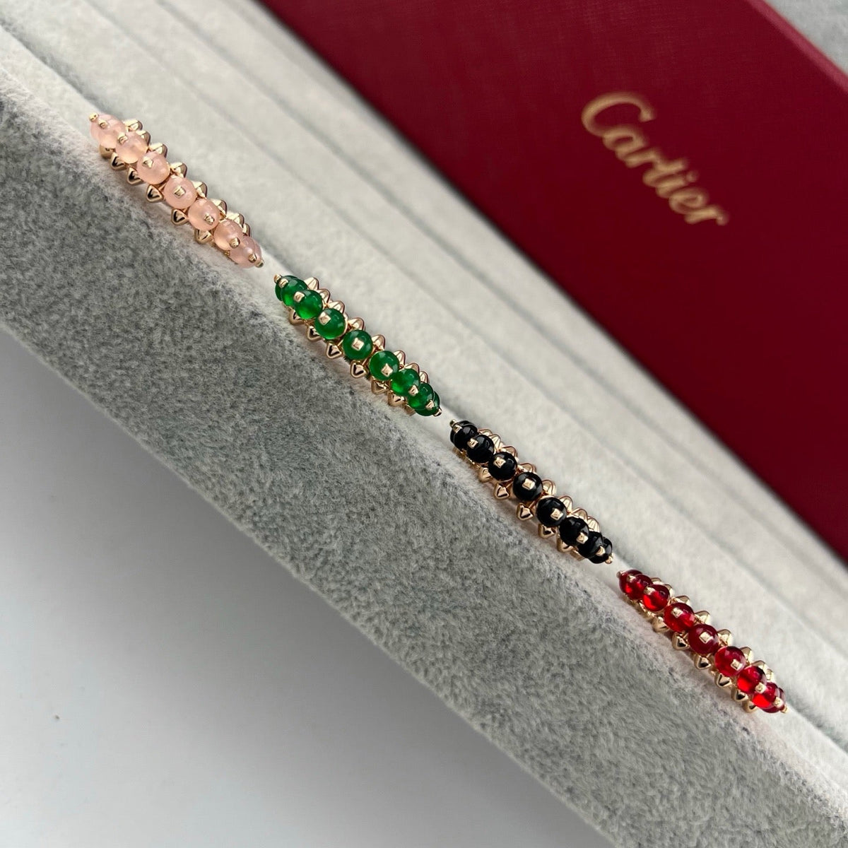 [sparkle Jewelery]CLASH 7.9MM AGATE CHALCEDONY RING
