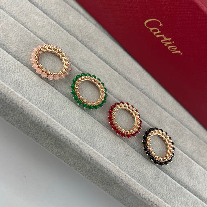 [sparkle Jewelery]CLASH 7.9MM AGATE CHALCEDONY RING