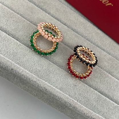 [sparkle Jewelery]CLASH 7.9MM AGATE CHALCEDONY RING