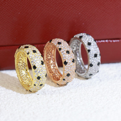 [sparkle Jewelery]PANTHERE SPOTTED FULL DIAMOND RING
