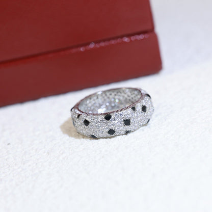 [sparkle Jewelery]PANTHERE SPOTTED FULL DIAMOND RING