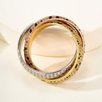 [sparkle Jewelery]TRINITY  RING LEOPARD PRINT