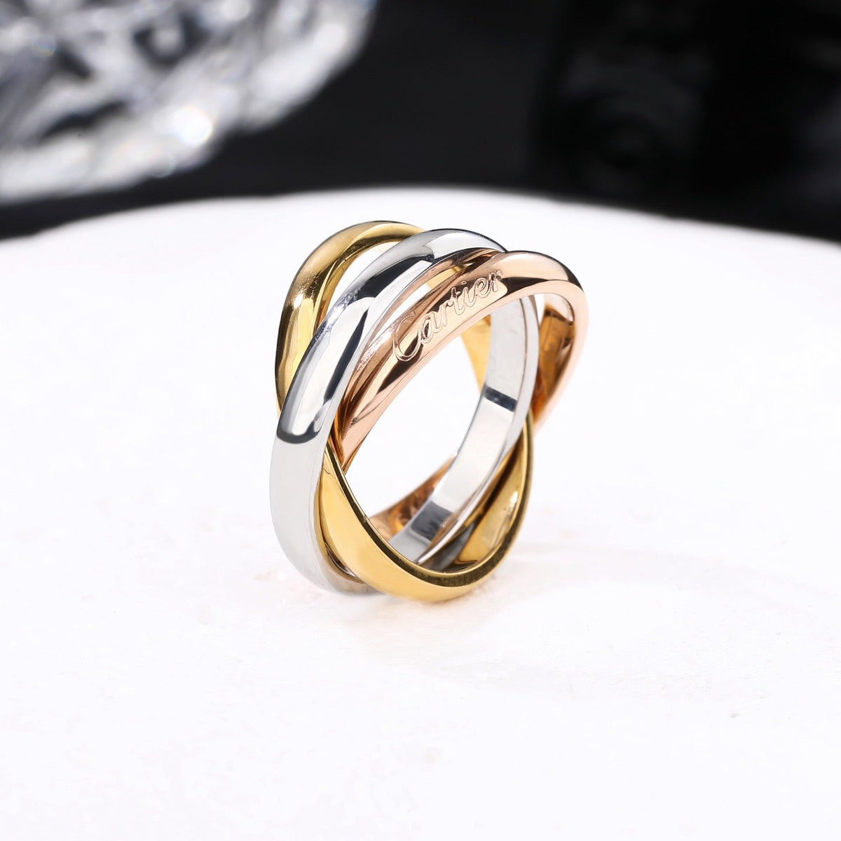 [sparkle Jewelery]TRINITY 3.2MM RING COLLECTION