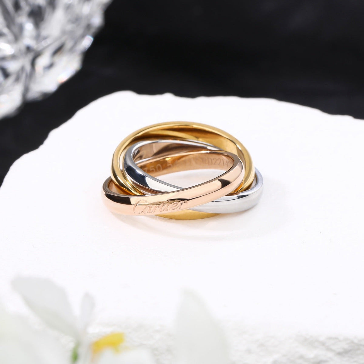 [sparkle Jewelery]TRINITY 3.2MM RING COLLECTION