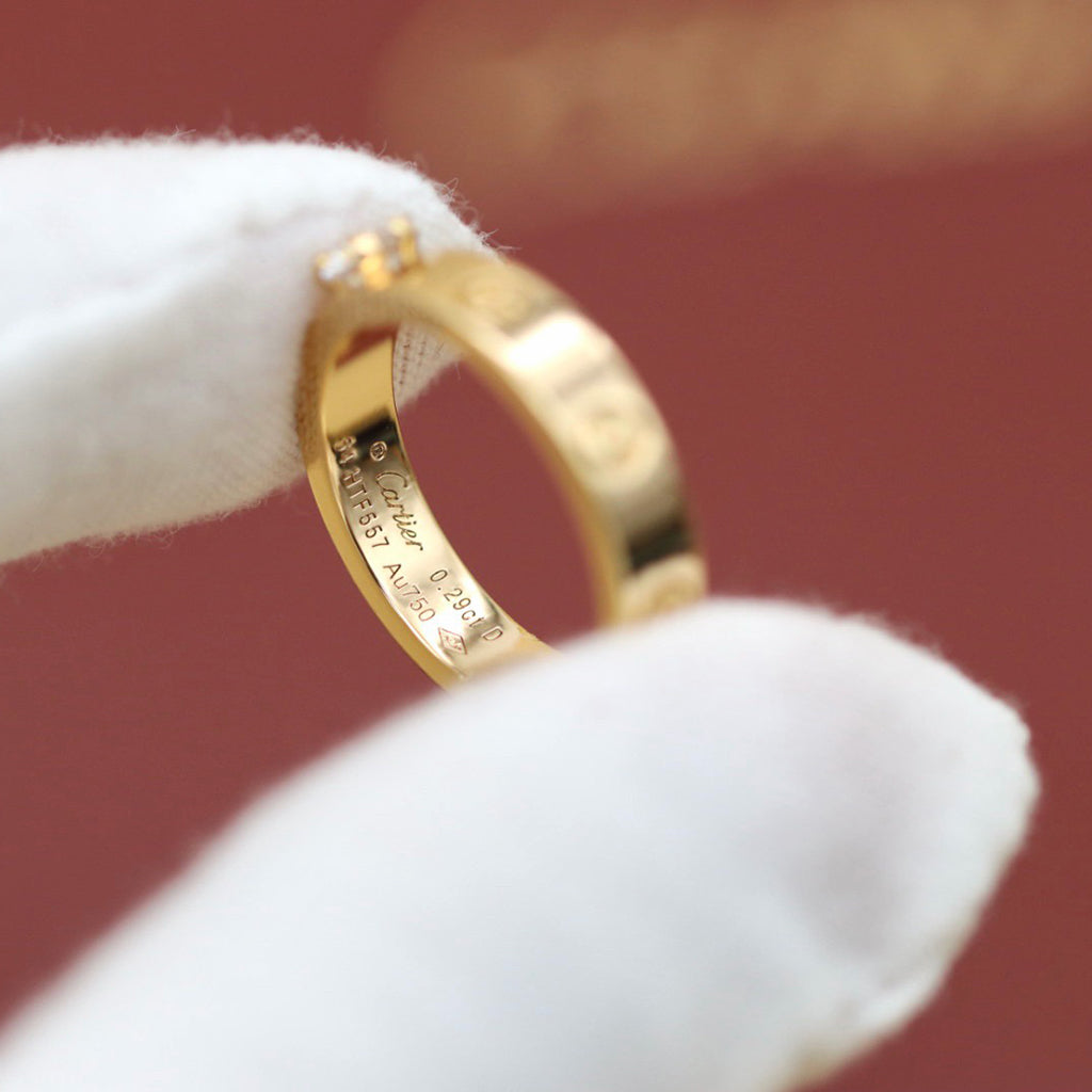 [sparkle Jewelery]LOVE RING 3.6MM 1 BIG DIAMOND