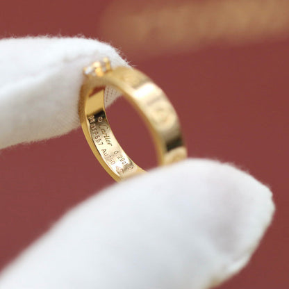 [sparkle Jewelery]LOVE RING 3.6MM 1 BIG DIAMOND
