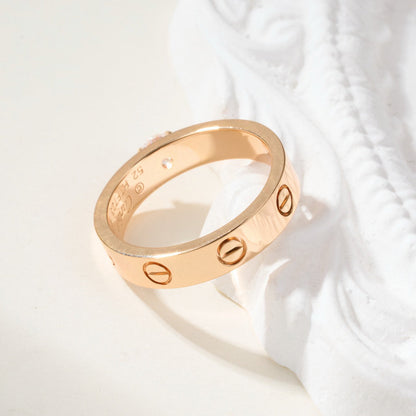 [sparkle Jewelery]LOVE RING 3.6MM 1 BIG DIAMOND