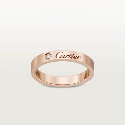 [sparkle Jewelery]LOVE RING 4MM 1 DIAMOND