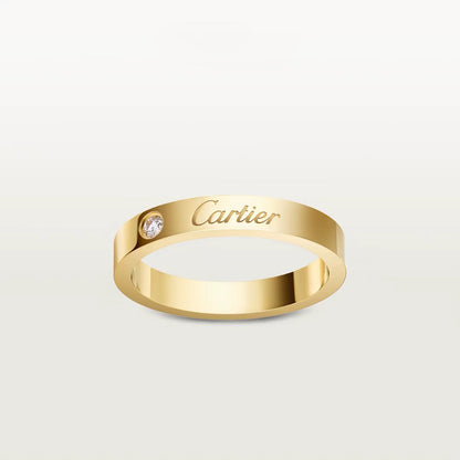[sparkle Jewelery]LOVE RING 4MM 1 DIAMOND