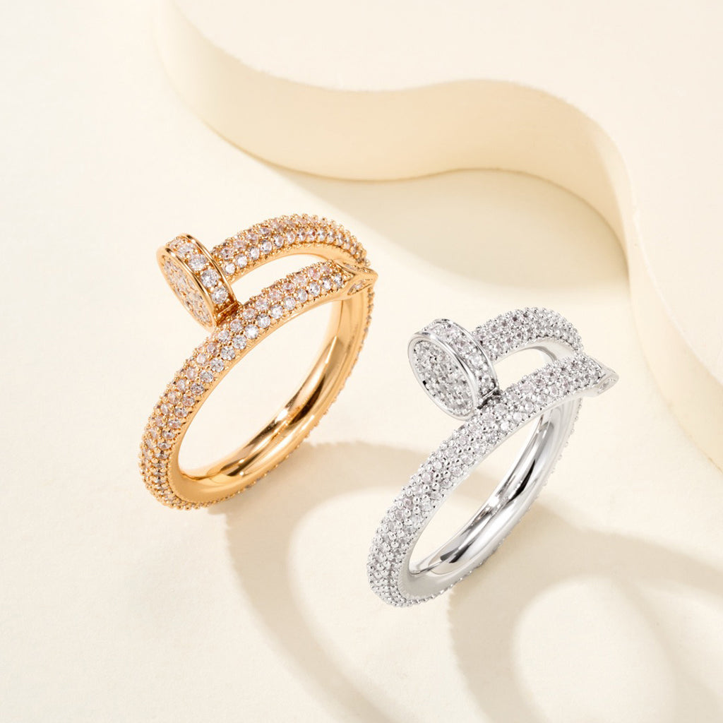 [sparkle Jewelery]JUSTE RING 2.6MM FULL DIAMOND