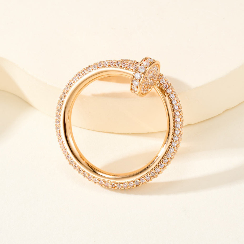 [sparkle Jewelery]JUSTE RING 2.6MM FULL DIAMOND