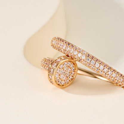 [sparkle Jewelery]JUSTE RING 2.6MM FULL DIAMOND