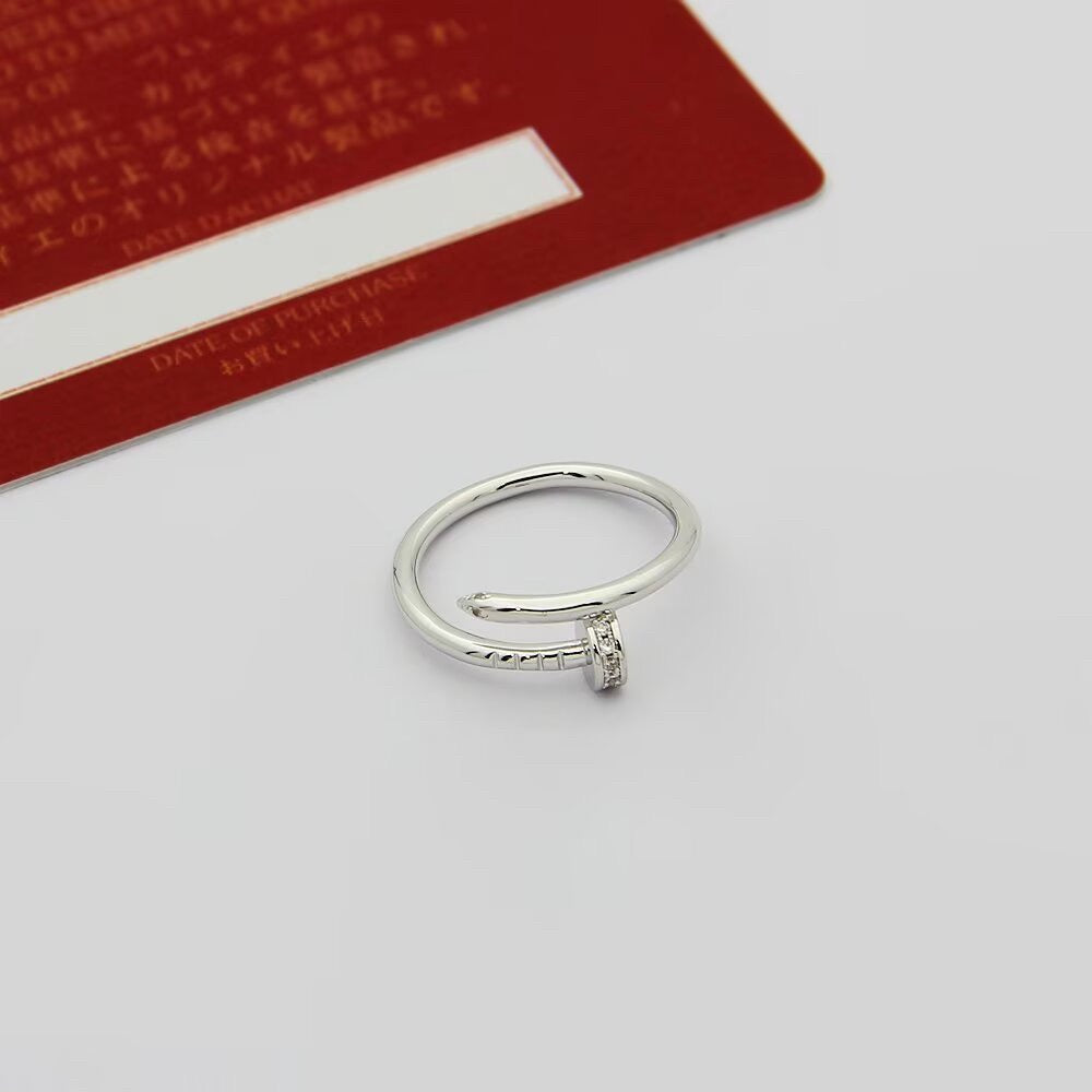 [sparkle Jewelery]JUSTE 1.8MM HALF DIAMOND RING