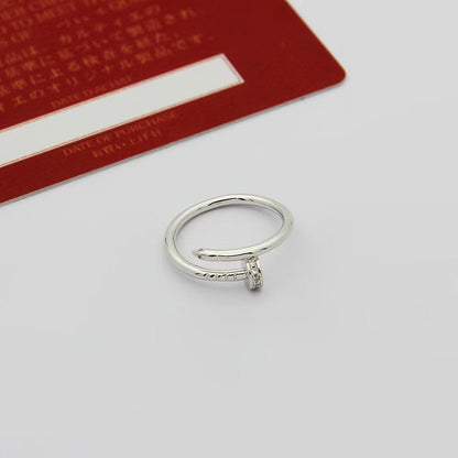 [sparkle Jewelery]JUSTE 1.8MM HALF DIAMOND RING
