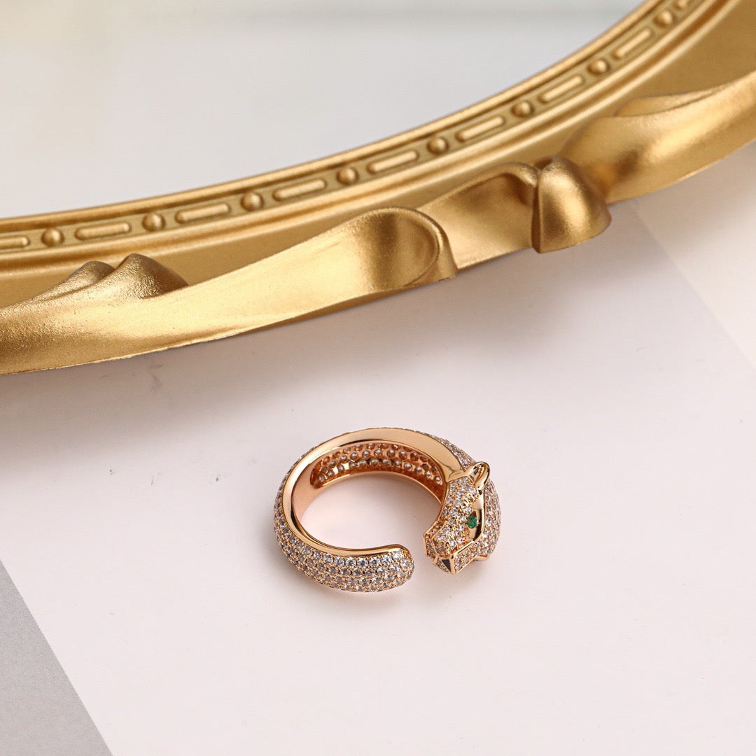 [sparkle Jewelery]PANTHERE FULL DIAMOND SMALL RING