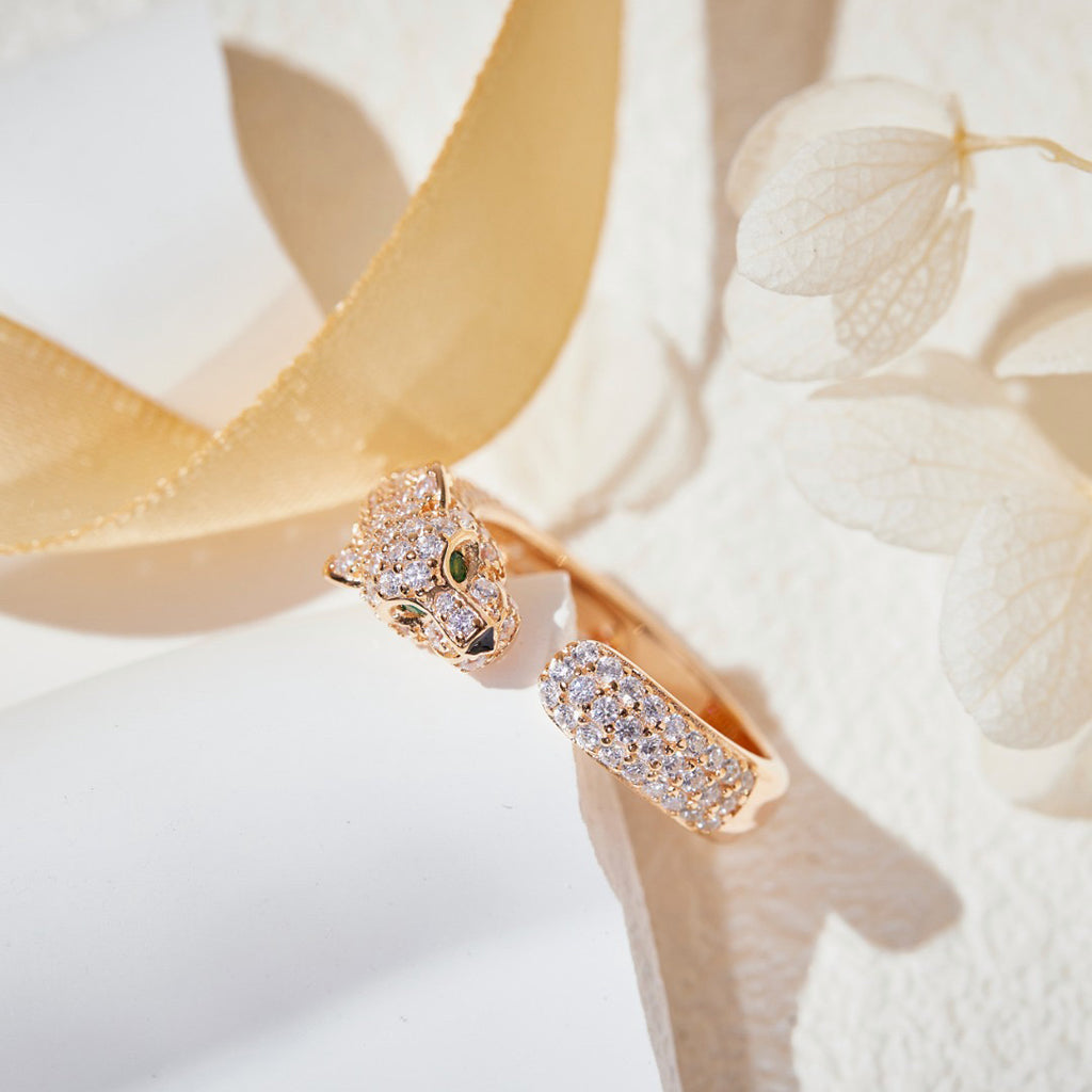 [sparkle Jewelery]PANTHERE FULL DIAMOND SMALL RING