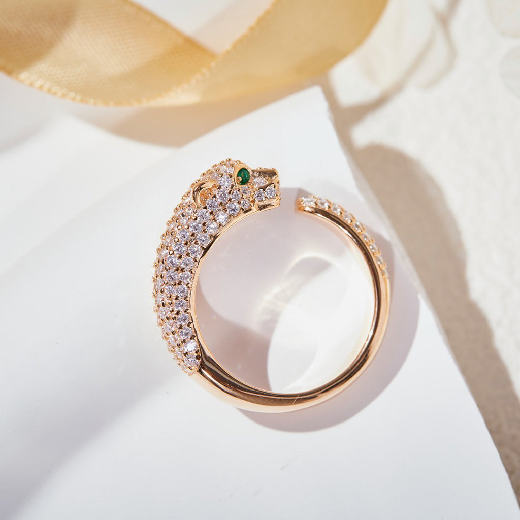 [sparkle Jewelery]PANTHERE FULL DIAMOND SMALL RING
