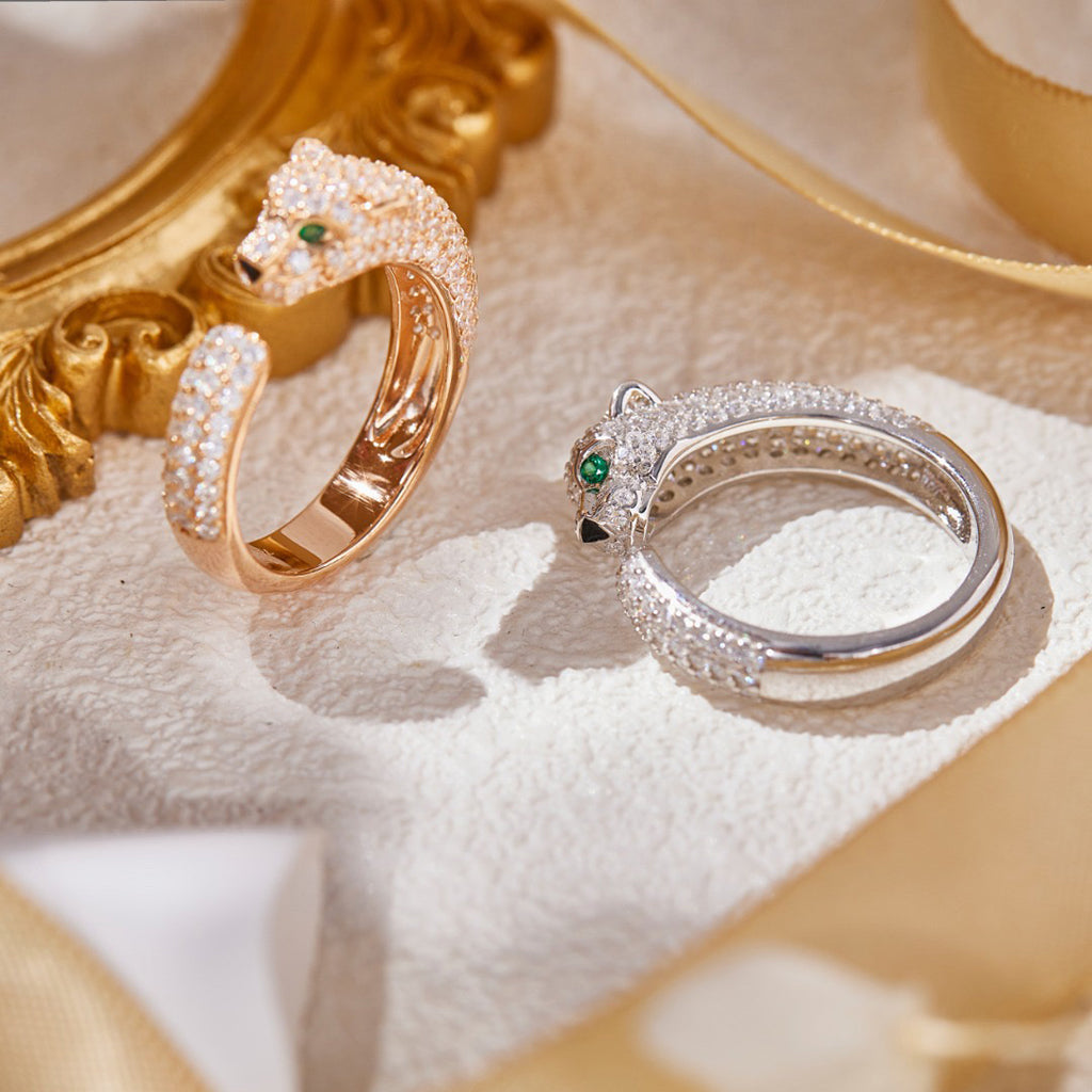 [sparkle Jewelery]PANTHERE FULL DIAMOND SMALL RING