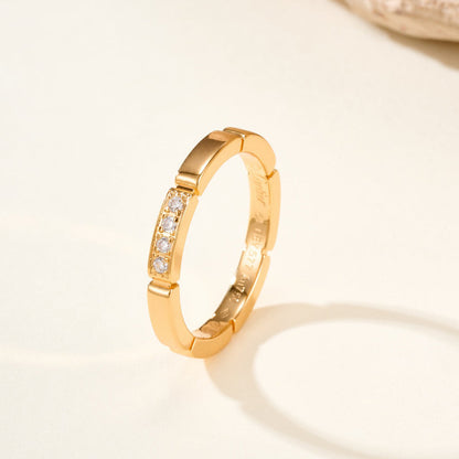 [sparkle Jewelery]MAILLON PANTHERE 4 DIAMOND RING