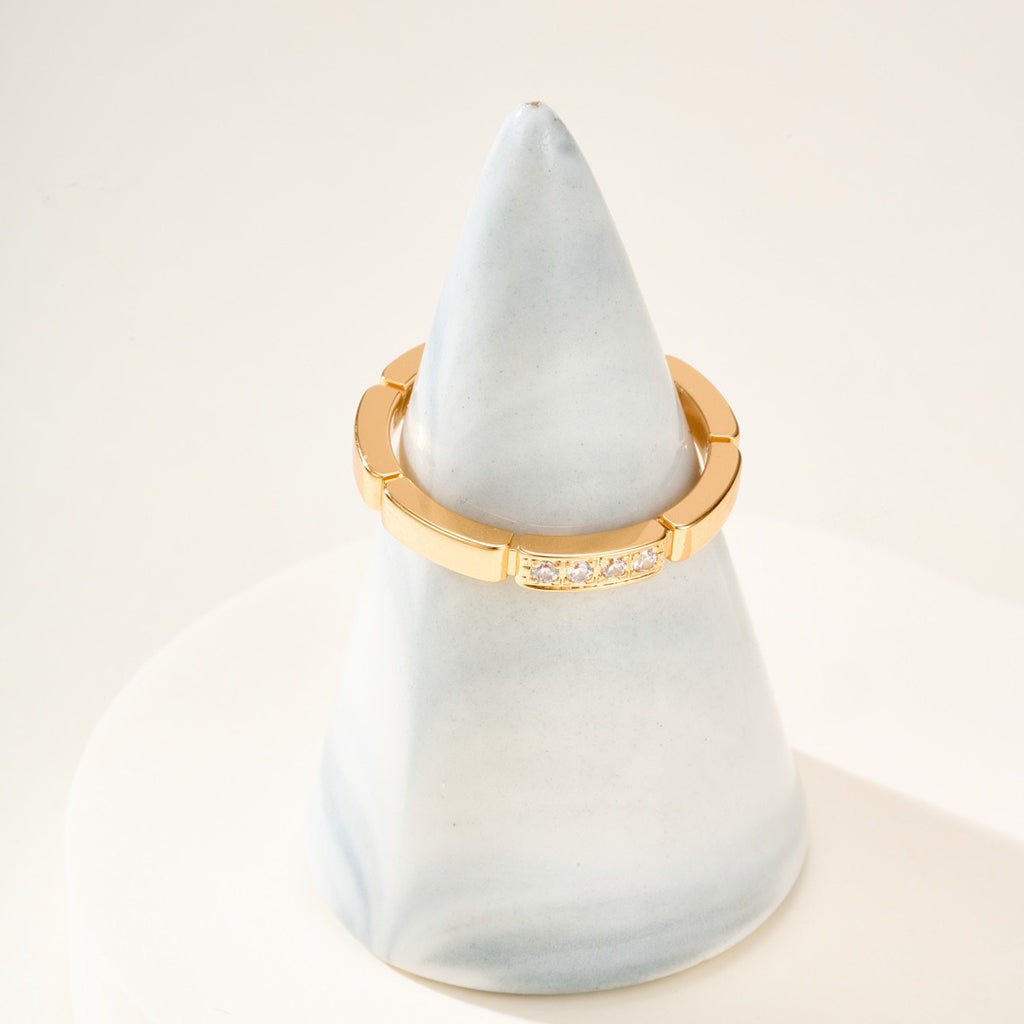 [sparkle Jewelery]MAILLON PANTHERE 4 DIAMOND RING
