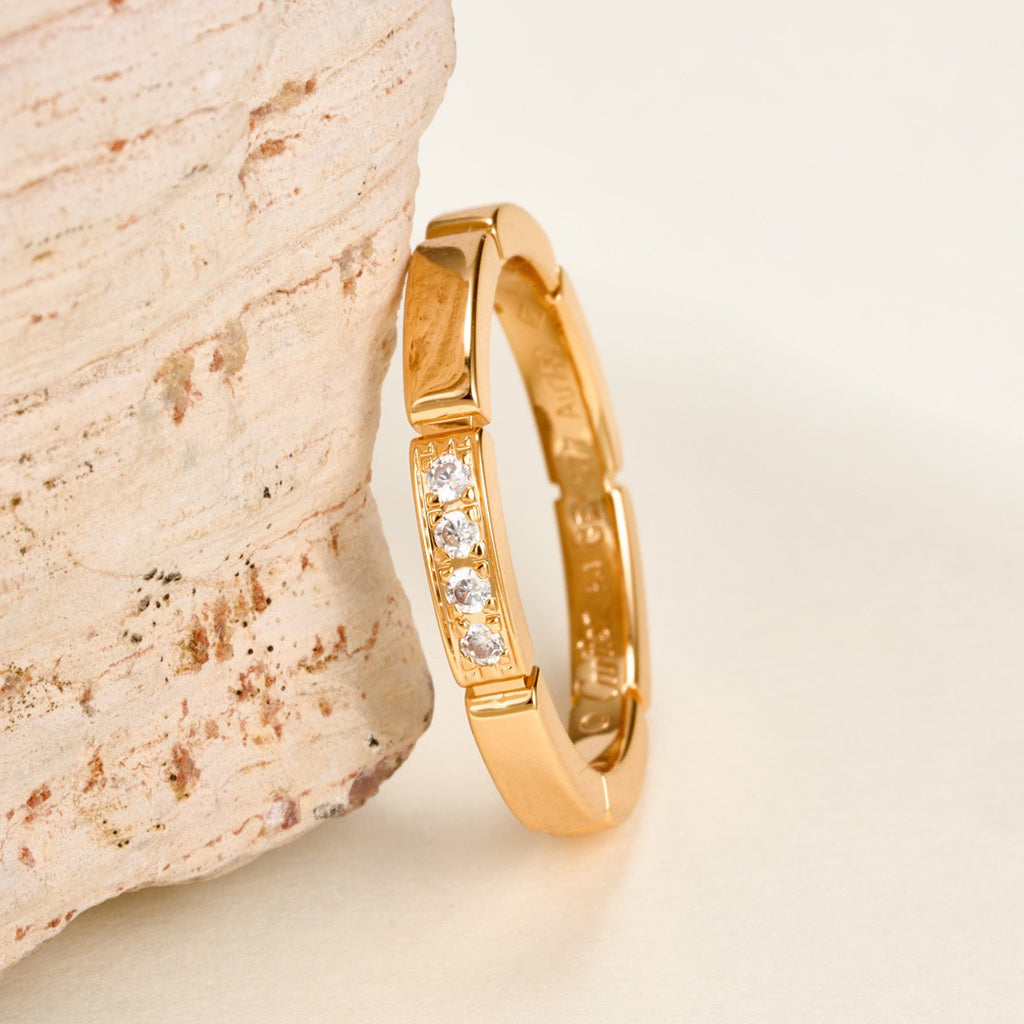 [sparkle Jewelery]MAILLON PANTHERE 4 DIAMOND RING