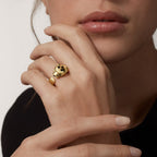 [sparkle Jewelery]PANTHERE SPOTTED MEDIUM RING