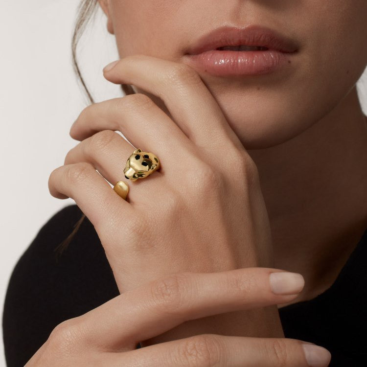 [sparkle Jewelery]PANTHERE SPOTTED MEDIUM RING