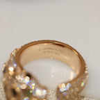 [sparkle Jewelery]PANTHERE SPOTTED FULL DIAMOND MEDIUM RING